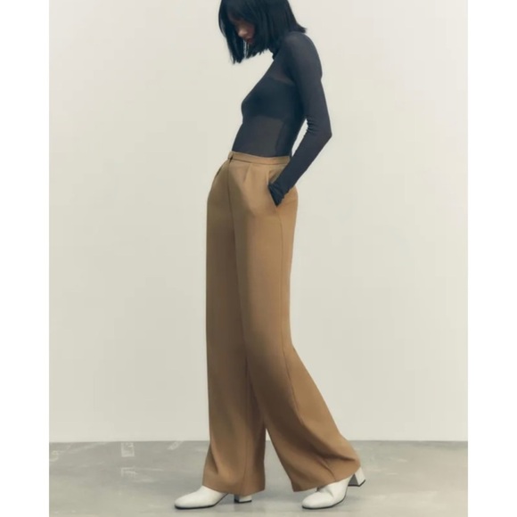 Zara full length darted pants - Picture 3 of 9